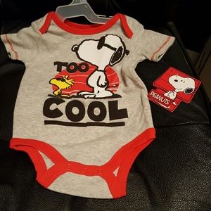 Peanuts too cool Snoopy and Woodstock one piece